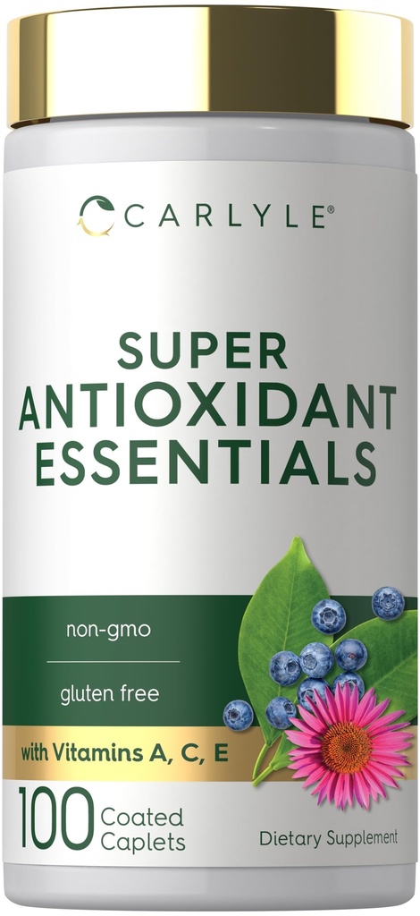 Carlyle antioxidanter Supplement: 124; 100 kapsler: 124; Nutritional Complex: 124; vitamin A, C, E; 124; Non- GMO, Gluten Free Formel