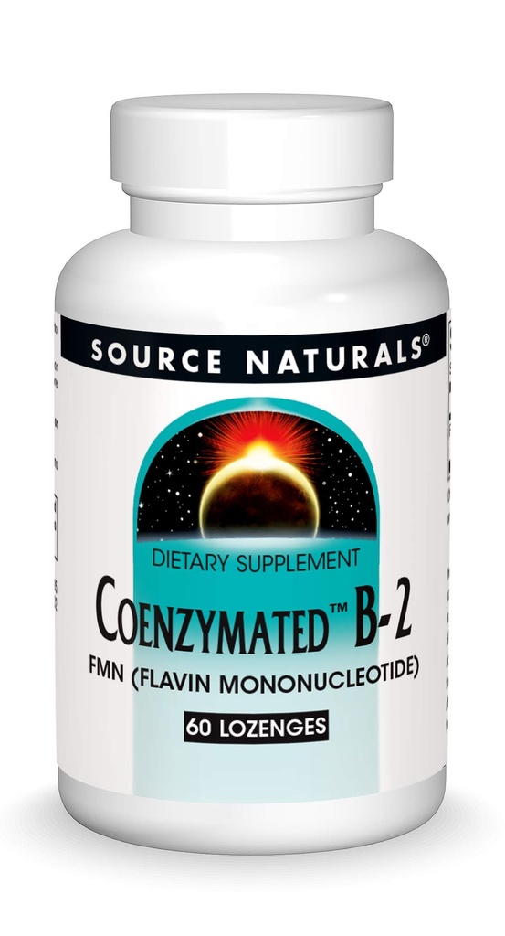 Source Naturals Coenzymated B-2 Lozenges 25mg, 60 Greve