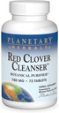 Planetariske Herbals Red Clover Cleanser Tablets, 72 Count