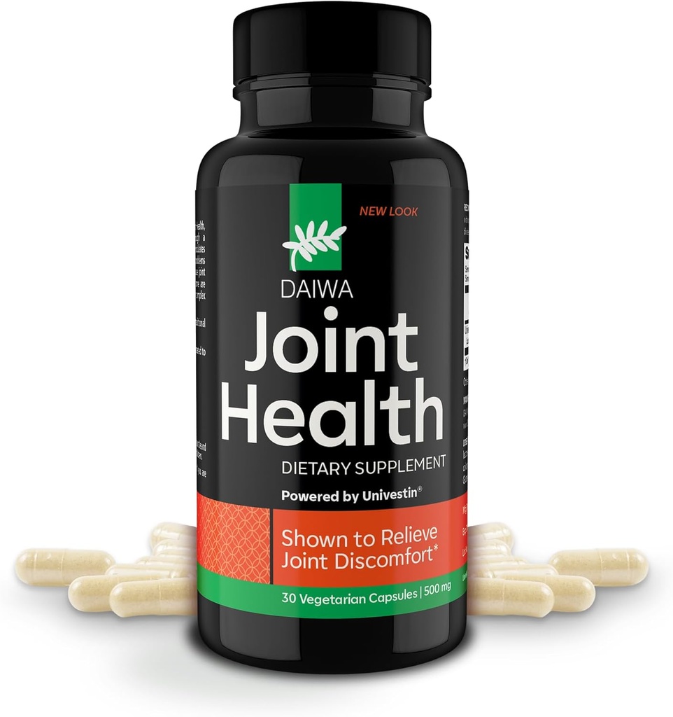 Daiwa Joint Health - Tendon og Ligament Kosttilskud med kinesisk Skullcap og Acacia Catechu - Traditional Plant- baseret formel for aktiv livsstil - ikke-GMO, 30 vegetariske kapsler