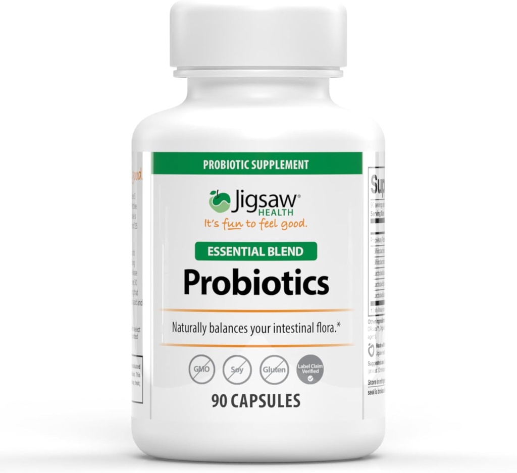 Jigsaw Health Probiotika Essential Blend; 90 kapsler
