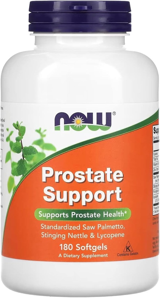 Prostate Support, 180 Sgel by Now Foods (Pack of 2)
