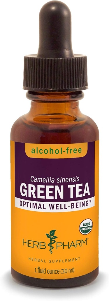 HERB PHARM Green Tea Herb Glycerit, 2 pounds (GLGTEA01), 1 Fl Oz (pakke med 1)