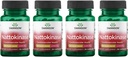 Swanson Nattokinase 2000 Fibrinolytiske Enheder 100 Milligram 30 Kapsler Enzyme (4 Pack)