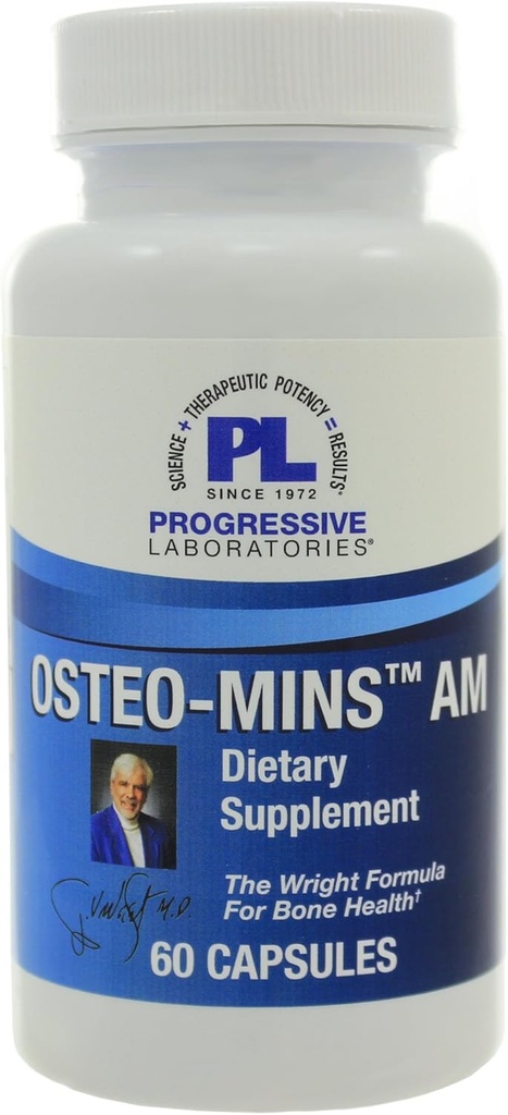 Progressive Labs - Osteo- Mins AM 60 Kapsler