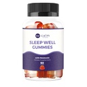 Rolig ved Wellness Sleep Well Gummies, Ekstra styrke Gummy med Melatonin, Natural Sleep Support, 30 Greve