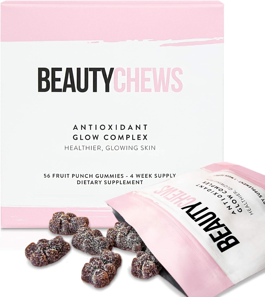 Astaxanthin og E-vitamin Gummies - Collagen Boosting Antioxidant Gummy Bear supplement til immunforsvar, Anti- Aging Skincare Vitaminer til glødende hud og hår