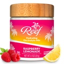 Hydrating Electrolyte Drink Mix | 5 Key Electrolytes + Vitamins | Coconut Water Powder, Pink Himalayan Salt & Real Fruit | Raspberry Lemonade | No Added Sugar | 30 Servings