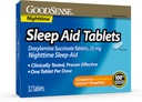 GoodSense Sleep Aid Doxylamin Succinat tabletter, 25 mg, 32-tal, Nighttime Sleep Aid til at hjælpe dig med at falde i søvn