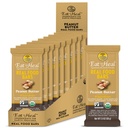 EatToHeal Peanut Butter Real Food Bar - Organic Vegan Sund High Protein Bars - Lavsukkermel erstatning, Ikke GMO, aldrig bagt, Plant baseret, Gluten Free - Fremsat til at nyde, ikke sidde på hylstre