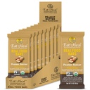 EatToHeal Peanut Butter Real Food Bar - Organic Vegan Sund High Protein Bars - Lavsukkermel erstatning, Ikke GMO, aldrig bagt, Plant baseret, Gluten Free - Fremsat til at nyde, ikke sidde på hylstre