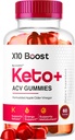 X10 Boost Keto ACV Gummies Advanced Formel 1050MG Advanced Formel, X 10 Boost Keto Plus Gummys Premium Formel Apple Cider Vinarea Gummies, Alle naturlige Gummitas, 60 Gummies for 1 måned
