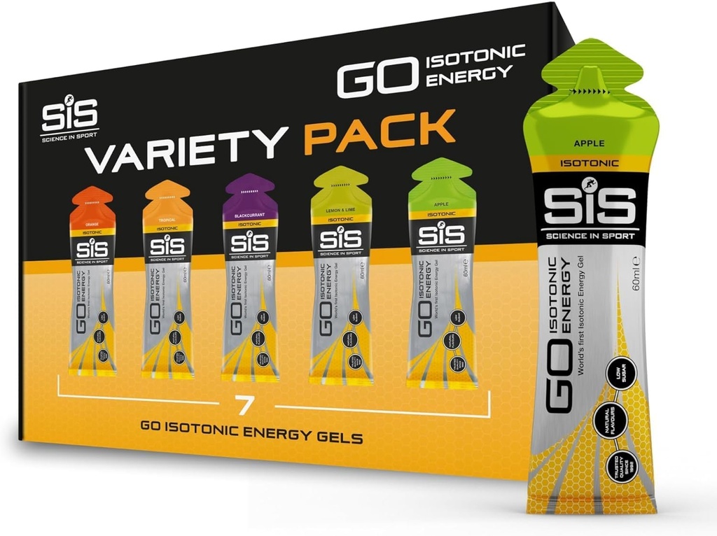 Videnskab i Sport 60 ml Energy Gel Variety - pakke med 7