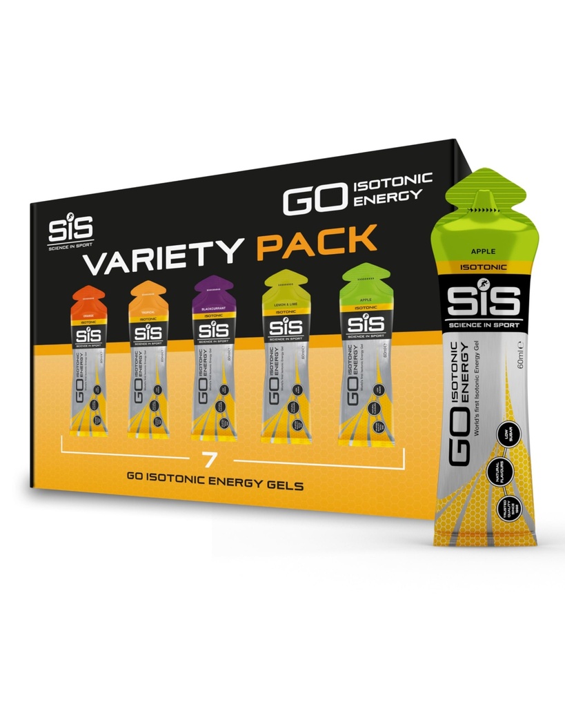 Videnskab i Sport 60 ml Energy Gel Variety - pakke med 7