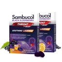 Sambucol Black Elderberry Throat Lozenge - med honning, C-vitamin og zink, Elderberry Lozenges Sore Throat & Hough, Soithes Scratchy Throat, Soft & Chewy - 2 Pack (40 Total Pastiller)