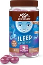 God dag Chokolade Melatonin til voksne [80 Greve] - Fair Trade Non- GMO Milk Chokolade med kamille og Melatonin 5 mg - Voksen Melatonin, Voksen naturlige søvn støtte supplement