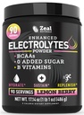 Zeal Electrolyte Powder - 90 Servering MSD 124; Keto Electrolytes Powder MSD 124; Zero Sugar, BCAA, B-Vitamin MSD 124; Kalium, Zink, Magnesium MSD 124; Hydration Powder Recovery Drink 124; Lemon Berry