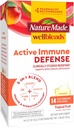 Nature Made Wellblends Active Immunforsvar Fizzy Drink Mix, Resistaid, C-vitamin 500 mg, D-vitamin 1000 IE, zink og elektrolyter pulver, 14 Stick Packs