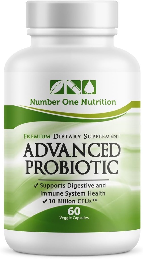 N1N Premium Probiotika til mænd og kvinder [11.5 Millioner CFU 'er] Lactobacillus Acidophilus Probiotic supplement til at forbedre fordøjelsen & Immunitet, Hylde Stabil & Ingen køling påkrævet, 60 Caps