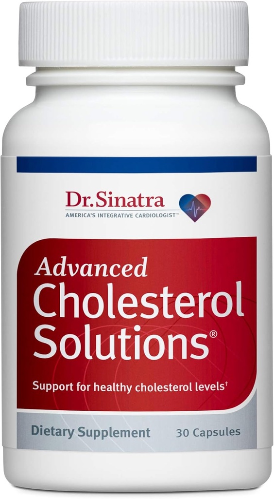 Dr. Sinatra Advanced Cholesterol Solutions Heart Health Supplement med Citrus Bergamot, 30 kapsler (30- Day Supply)