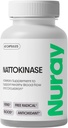 Nuray Natokinase 150 mg, 20. 000 FU per servering - understøtter sund cirkulation og vaskulær funktion, 60 Vegetariske kapsler