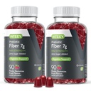 VITEEY Prebiotic Fiber Gummies for adult, 7g - Gut Health & fordøjelig Opløselig Fiber Supplement Gummies - Zero Sugar Added, Vegan, Gluten- Free - 180 Greve