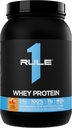 Regel 1 Whey Protein - 24g Fast- Actioning Protein fra All- Whey Kilder med naturligt occurering EAA & BCAA for workout Inddrivelse eller Anytime Brug (2 pounds *, Saltet Carmel)
