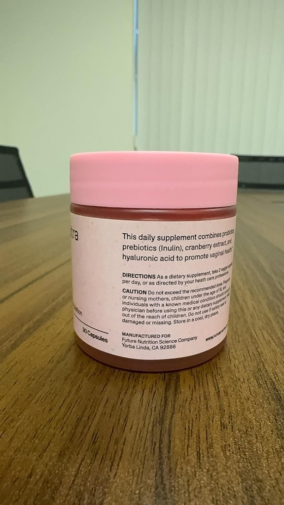 Vaginal Wellness Formulering - 15 Millioner CFU, 10 Strops for Vaginal Sundhed, Gær Balance, pH Support, med Prebiotika, Tranebær, & Hyaluronsyre