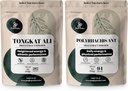 Jungle Powders Tongkat Ali for mænd 200: 1 Uddrag 282 Serveringer, Black Ant Powder 30: 1 94 Serveringer 5oz af Filler Free Longjack Root & Black Ant Supplement Traditional Herre Health Support for Drive