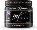 Mix- Fix Fuld Spectrum Detox pulver - Natural Daily Cleanse for fordøjelsessygdomme & Vitality - Plant baseret Vegan Lever Cleanse Powder - Forsigtigt understøtter krop afgiftning • 124; Chokolade (30 Servere)