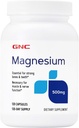 GNC Magnesium 500 mg, 120 kapsler, understøtter kalciumabsorption og stærke tænder og knogler