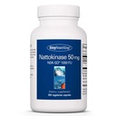 Allergy Research Group Natokinase 50mg Supplement - NSK- SD 1000 FU, Cardiovaskulær Support, Circulatory Health, Vegetariske Kapsler - 300 Count
