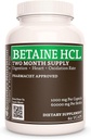 Remedy 's Nutrition Betain HCL (Hydrochlorid) Name 124; 1000 mg, 60 Kapsler Kosttilskud 124; To måneder Supply