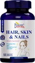 (8 Pack) Esmond Natural: Hair, Skin & Nails (Promotes Firm Skin, Strengthens Hair and Nails), GMP, Natural Product Assn Certified, Made in USA - 480 Tablets