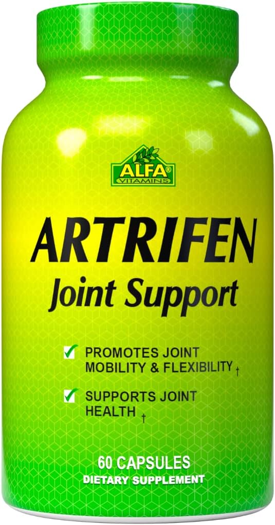 Artrifen 60 Kapsler - Glucosamin - Chondroitin - Boswellia Extract - Fælles sundhed - Knee Troubles