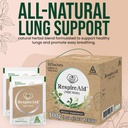 SUNTEN RespireAid ™ All- Natural Lung Cleanse & Detox. Indeholder Natural Herbal Egenskaber til at støtte sund Lung Function & Breathing. 100g (20 breve); 5g pr. brev
