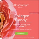 Reserveage Nutrition Collagen Candy, Collagen supplement til hudpleje, hårvækst, Collagen Booster til neglepleje, understøtter Elastin produktion, Paleo og Keto, Sour Apple, 2.3 Ounces (20 Servere)