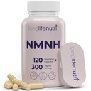 LongLifeNutri NMNH 300mg (Dihydronicotinamid Mononucleotid) - 120 Vegan kapsler, 2 - Måned Supply, NMN Alternative, NAD Supplement for Energy & Longevity, Lab Testet, Made in USA