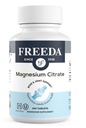 Freeda Magnesium Citrate 400mg Per Servering - Høj- Absorption Magnesium Citrate Tablets - Essential Mineral for Nerve & Bone Health - Vegan, Kosher, Gluten- Free Magnesium Supplement (250 Ct)