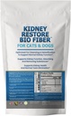 Bio Fiber til kat & hund Nyre Support, Nyre Pet Health Supplement, Nyre Support til hunde & katte, Nyre Support Dog, Tilføj w / Nyre Mad, Support Normal Nyre Funktion - 60 Servering