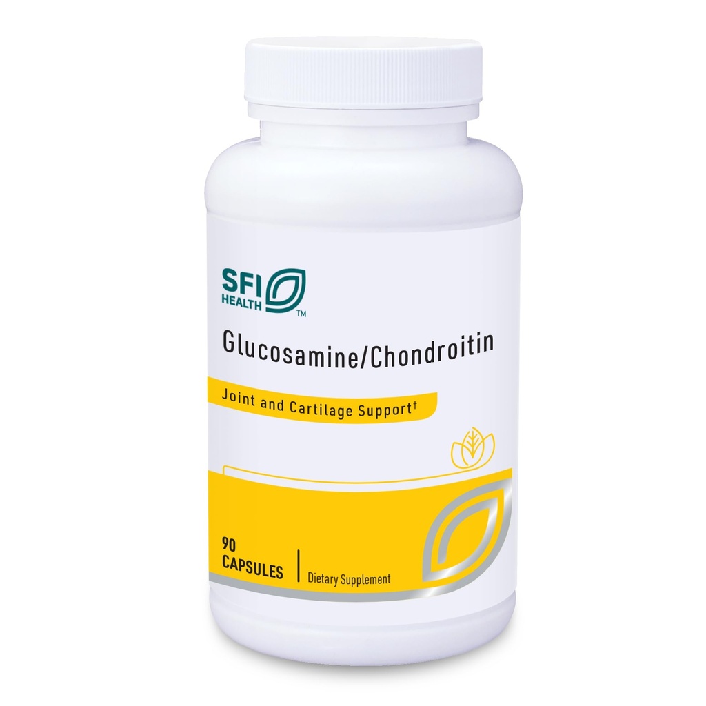 Klaire Labs SFI Health Glucosamine Chondroitin - En populær kombination til fælles støtte, Soy & Dairy- Free (90 kapsler)