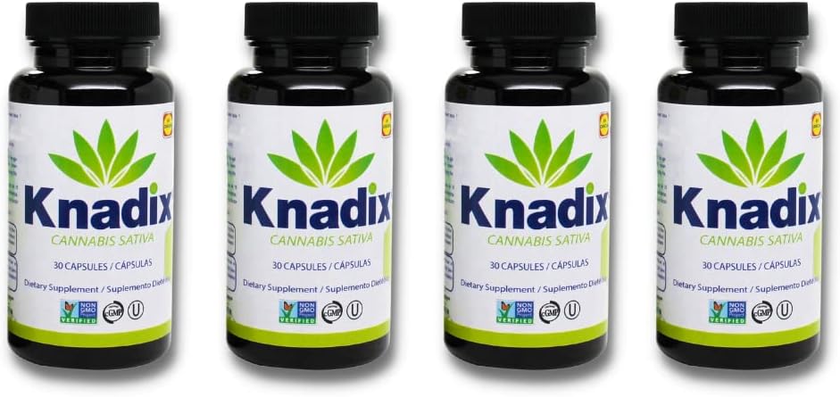 Hamp Oil Support - Pain Support - Støtte til knogler, muskler og joints - General Wellbeing - Naturlig stress Relief og immunforsvar med Omega 3-6 Vitaminer og mineraler Pack med 4-120 Caps