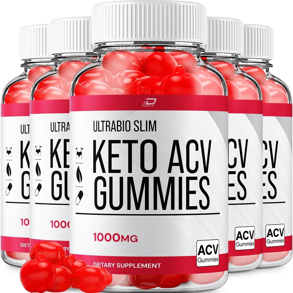 Ultra Bio Slim Keto Plus ACV Gummies Kosttilskud - UltraBio Slim Keto Apple Cider Vincious Gummies Anmeldelser, Maksimal styrke BioSlim Gummies for Advanced Weight Management (5 Pack - 300 Gummies)