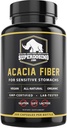 Hurtig fungerende, Organic Acacia Senegal Fiber Kapsler 300pk. Naturlige Opløselige Fiber Supplement Pille. Vegansk Prebiotiske Kapsler.