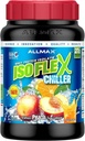 ALLMAX Nutrition ISOFLEX Chiller, Citrus Peach Sensation - 2 LB - 27 Gram protein Per Scoop - Zero Fat & Sugar - 99% laktosefri - ca. 28 Servere