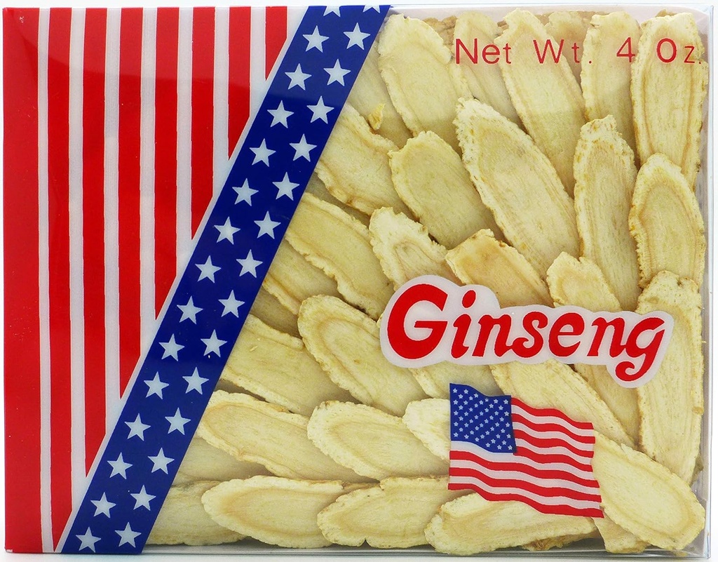 Green Bay American Ginseng fra Wisconsin, Large Slice, 4 oz / 113 g, Gluten Free and Keto Friendly
