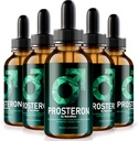 NutraRize (5 Pack) Prosteron Drops, All- Natural Prostate Health Supplement, Premium Vitamin til støtte sund cirkulation, Officiel Prosteron Formel Anmeldelser (150 Servere)