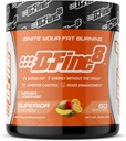 Thermogenic Pre-Workout Energy Powder & Shredding Supplement, Boost Energy Mood & Focus, Sugar Free, Contains Senactiv, Endurance, 300mg Caffeine, N-Acetyl-L-Tyrosine (Mango Orange)