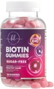 Hår Vitaminer Gummy med Biotin 5000 mcg - Hårvækst Support med Vitaminer E & C for Thicker, Stærkere & Smukke Hår - Hår Hud og negle Vitamin til kvinder, Non- GMO, Gluten Free - 120 Gummies