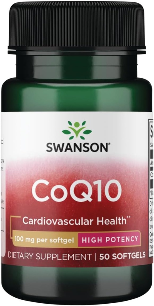 Swanson Coq10 100 Milligram 50 Sgels